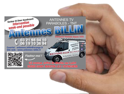 Carte et main billin 2
